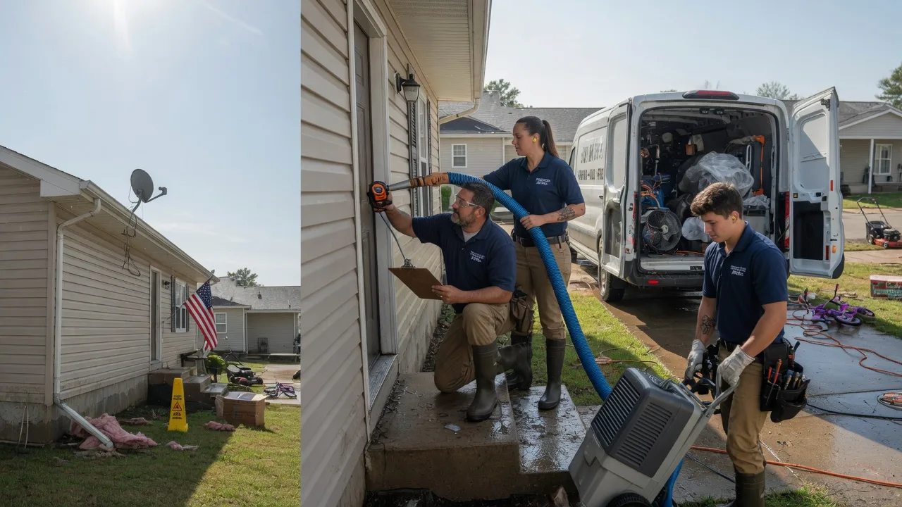 Ceiling Water Damage Restoration in Belvidere, SD near me